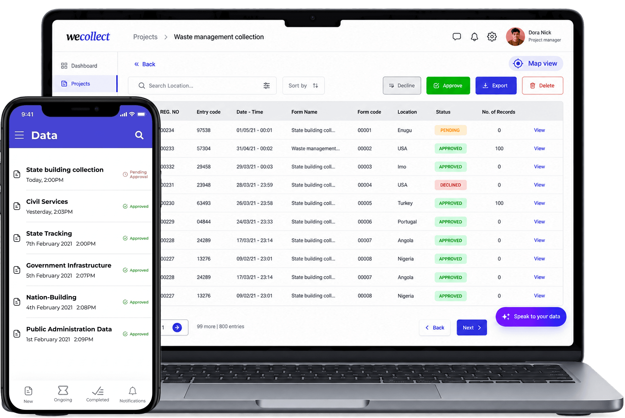 Wecollect Platform